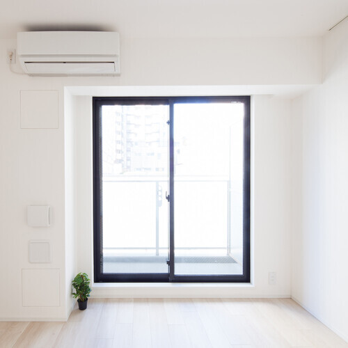 A ductless HVAC system